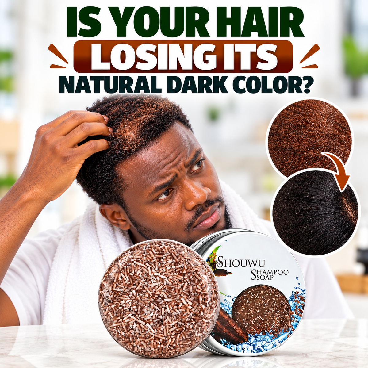 Hair shampoo soap